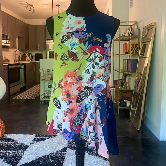 Clover Canyon Asymmetrical Blouse - Picture 1 of 6